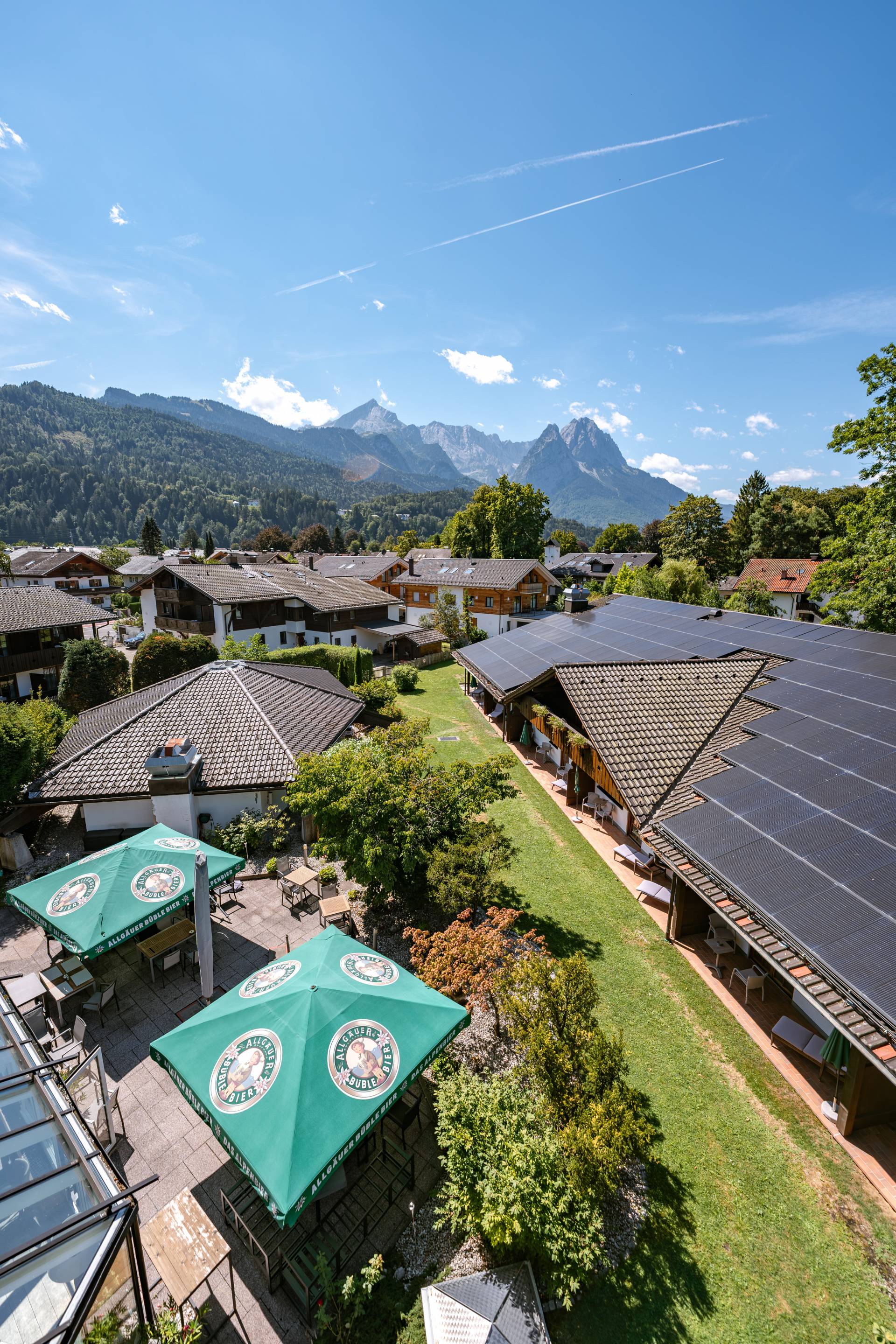 Blick über das Hotelgelände des Hotel LA GAP