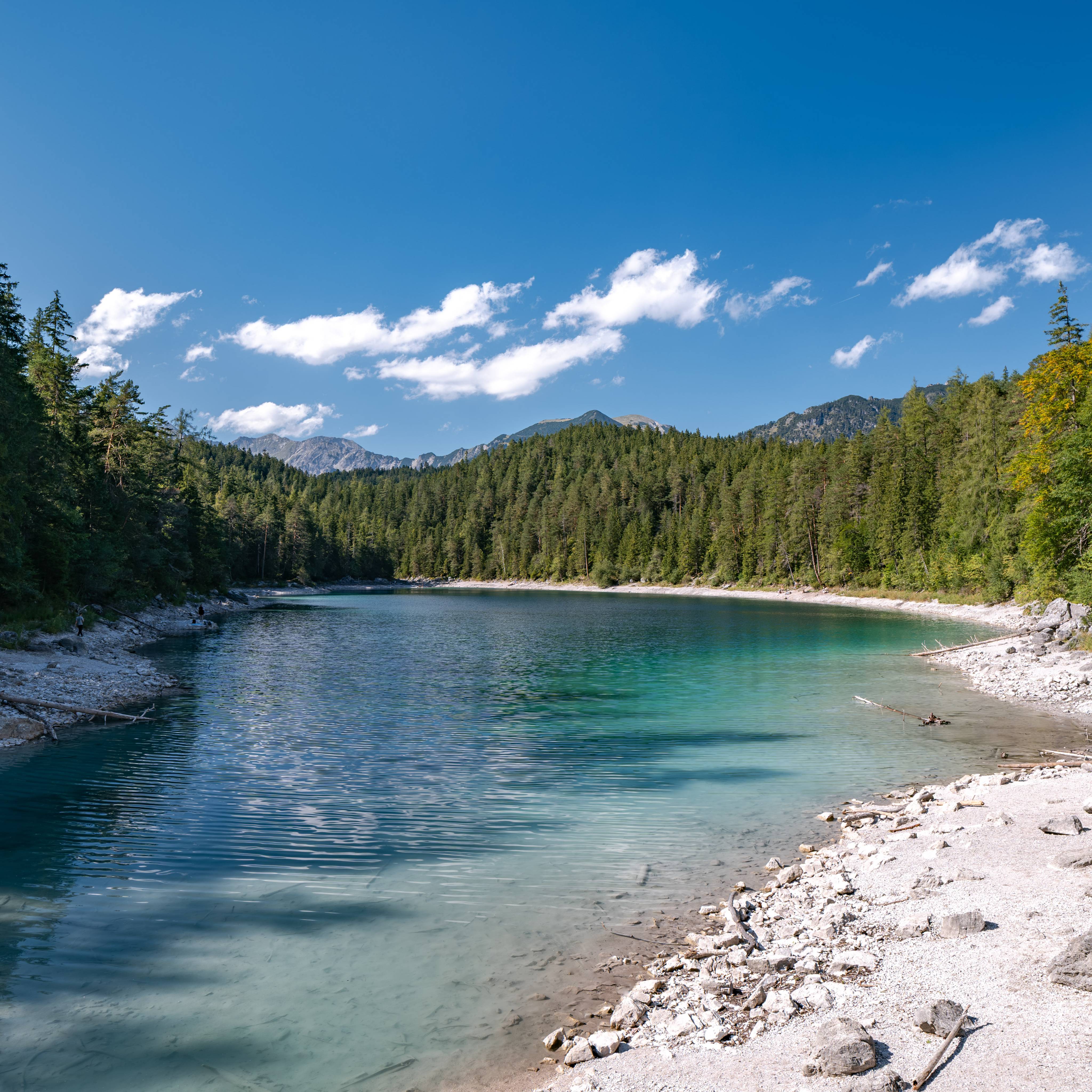 Blick über den Eibsee