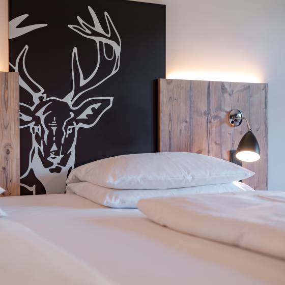 Innenansicht Doppelzimmer im Hotel LA GAP