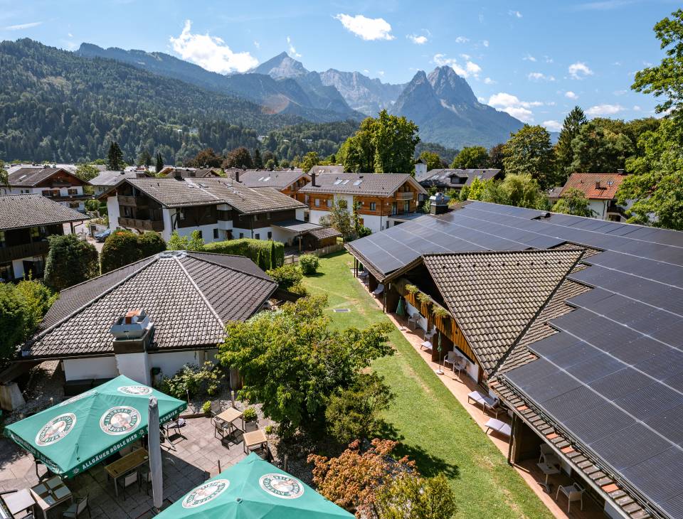 Blick über das Hotelgelände des Hotel LA GAP